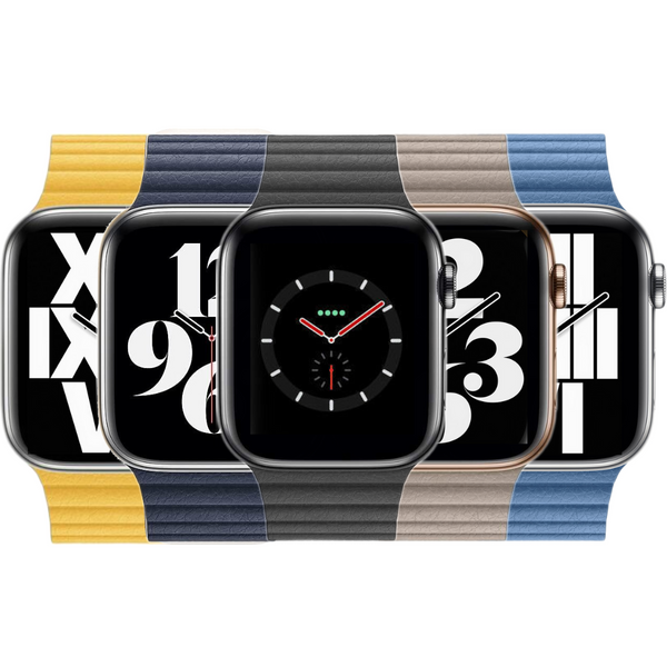 Apple Leather Loop Watch Strap | 45mm 44mm 42mm - 8 Colours