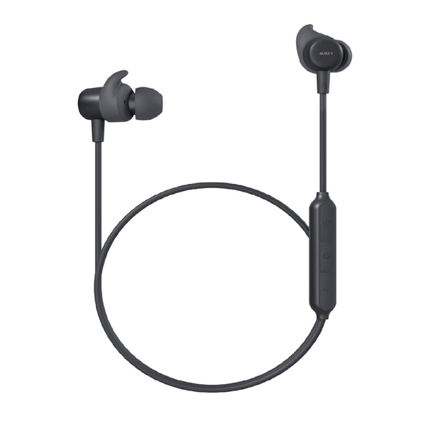 Aukey EP-B56 In-Ear Wireless Bluetooth Headphones - Black - UKAN1009622