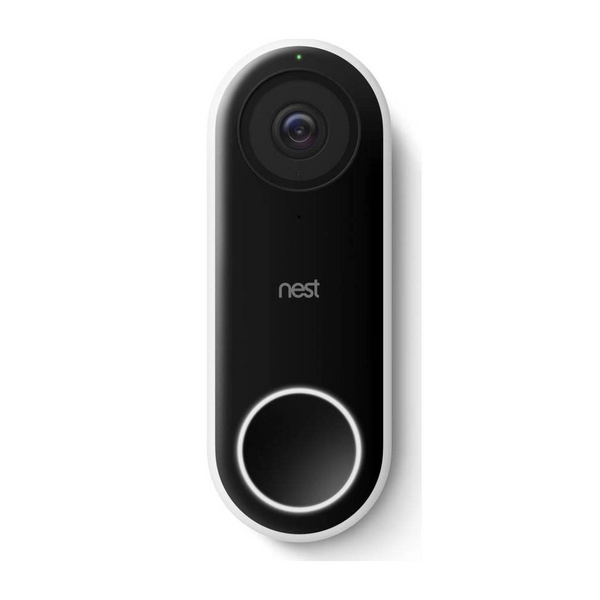 Google Nest Hello Video Doorbell Camera Wired with Night Vision, 160° View - NC5100GB (Refurbished)