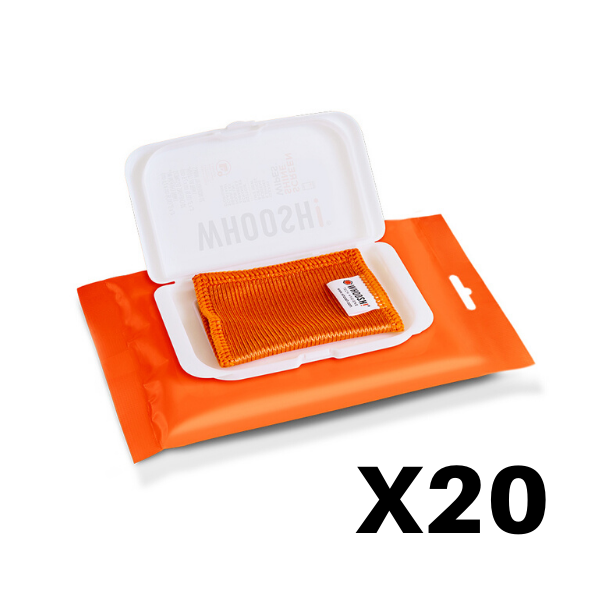 WHOOSH! 20x Screen Shine Disposable Anti-Microbes Wipes (20 Wipes + 1 Mini Cloth) - 1FG20WPENFR