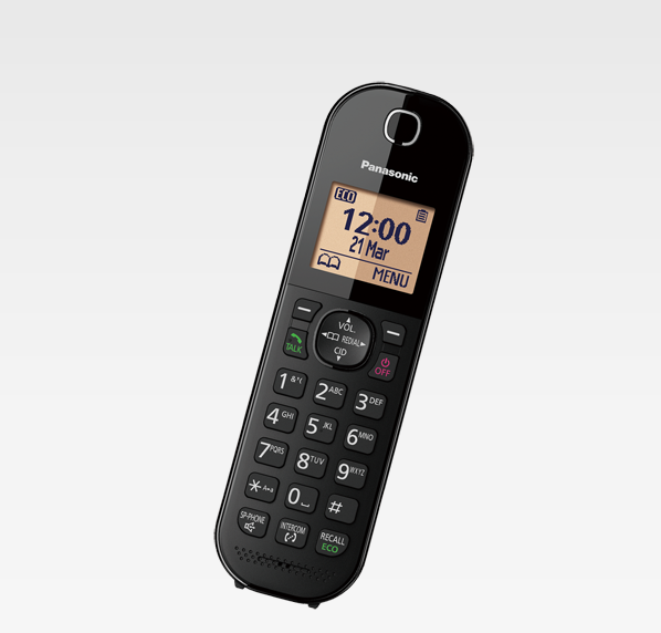 Panasonic KX-TGC412EB Digital Cordless Phone with Nuisance Call Blocker - Twin Handsets (Pack of 2)
