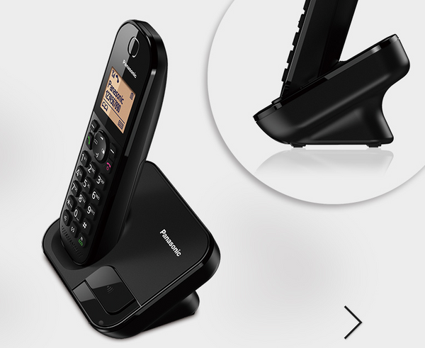 Panasonic KX-TGC413EB Digital Cordless Phone with Nuisance Call Blocker - Trio Handsets (Pack of 3)