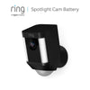 Ring Spotlight Stick Up Cam | Battery Powered Outdoor HD Security Camera with Floodlight - Black or White