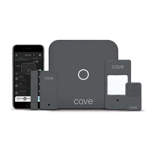 Veho Cave Smart Home Security Alarm System with Motion Detection Starter Kit - VHS-001-SK
