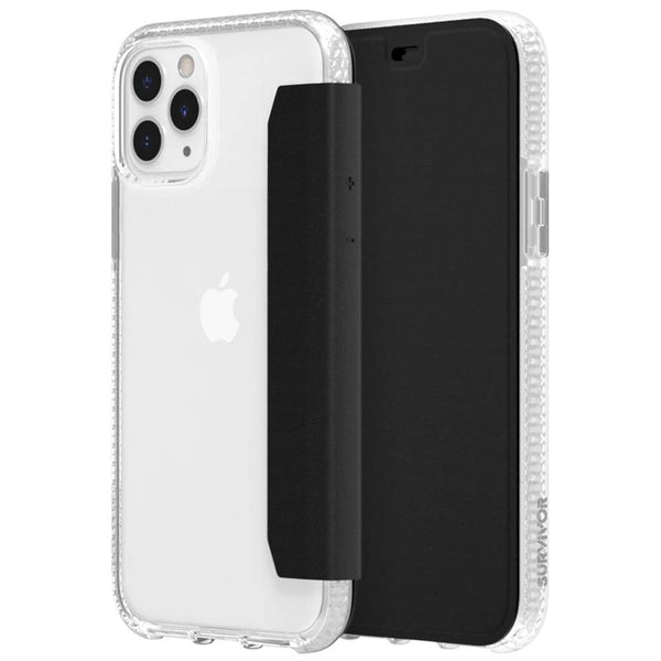 Griffin Survivor Clear Wallet for Apple iPhone 11, 11 Pro & 11 Pro Max - Clear/Black