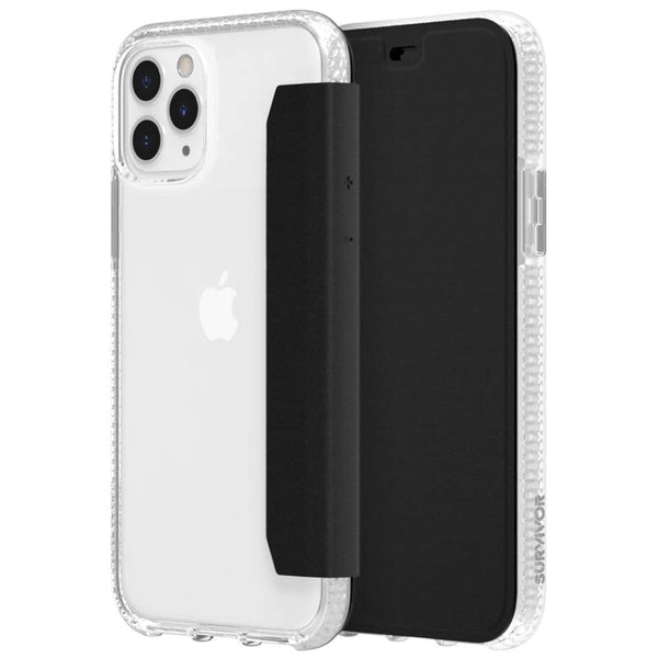 Griffin Survivor Clear Wallet for Apple iPhone 11, 11 Pro 11 Pro Max Clear/Black