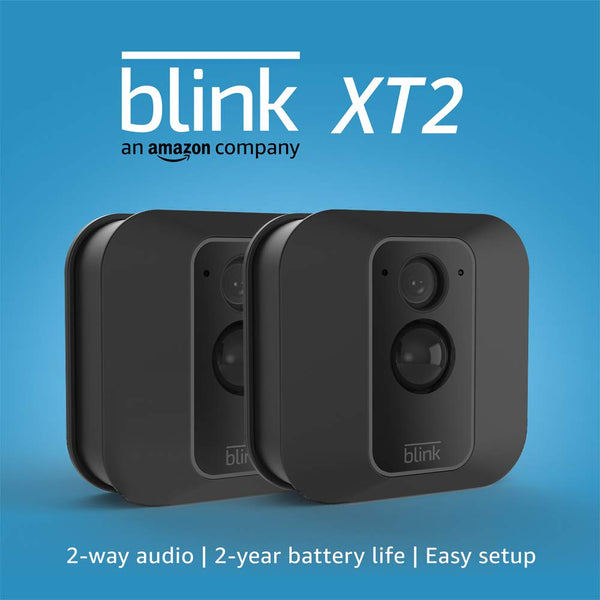 Blink XT2 Smart Home Security System | with 2 Cameras & 1 Sync Module
