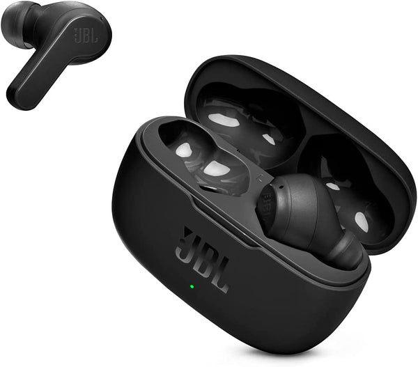 JBL Wave 200TWS Bluetooth Wireless In-Ear Headphones | IPX2 Water Resistant - Black - JBLW200TWSBLK