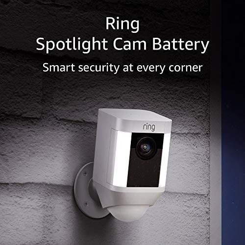 Ring spotlight best sale cam battery siren