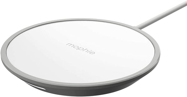 Mophie Qi Wireless Charging Pad Mini 7.5W | Made for Apple iPhone and AirPods (UK Plug) - Black or White