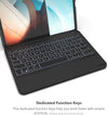 Zagg Folio Backlit Tablet Keyboard and Case for iPad Pro 11"" (2018) and iPad 10.9"" (2020) - Black - 103002357