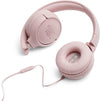 JBL Tune 500 Wired On-Ear Lightweight Headphones with Mic - JBLT500