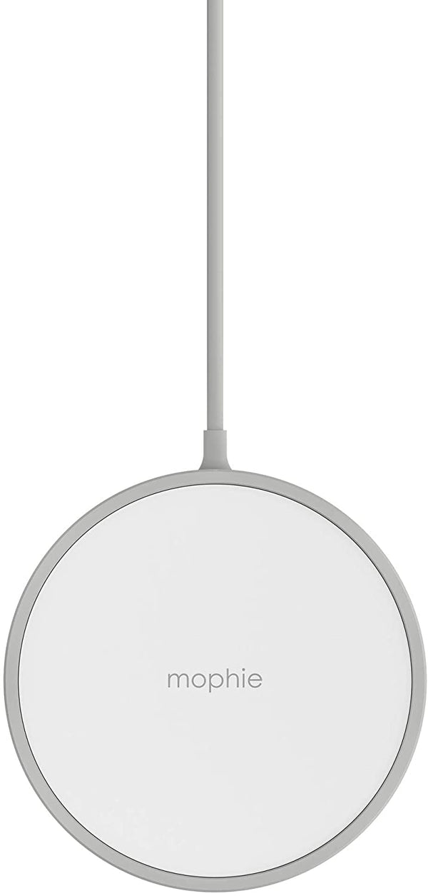 Mophie Qi Wireless Charging Pad Mini 7.5W | Made for Apple iPhone and AirPods (UK Plug) - Black or White