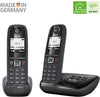 Gigaset AS405A Advanced Cordless Home Phone with Answer Machine and Call Block - Single, Duo & Trio
