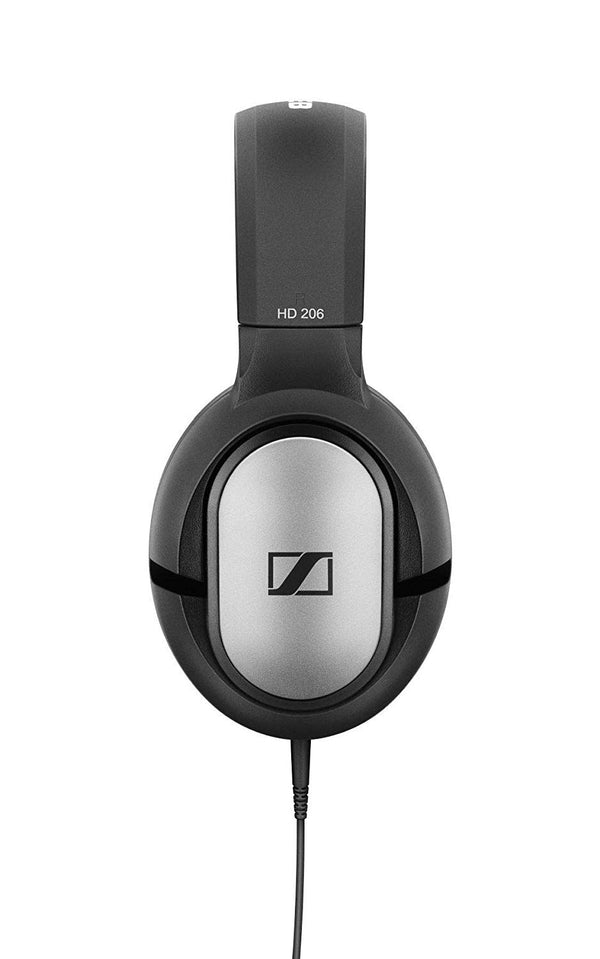 Sennheiser HD206 On-Ear Stereo Headphones Black/Silver