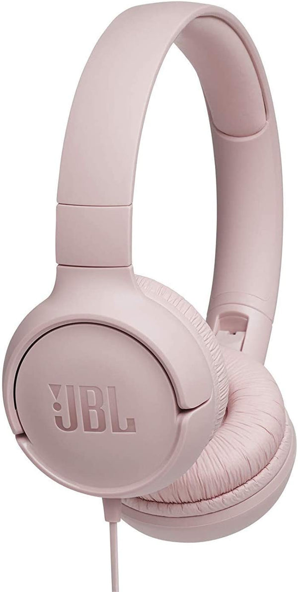 JBL Tune 500 Wired On-Ear Lightweight Headphones with Mic - JBLT500