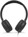 JBL Tune 500 Wired On-Ear Lightweight Headphones with Mic - JBLT500
