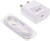Samsung Super Fast 45W 3-Pin Wall Charger 2.0 with USB Type-C to Type-C Cable (5 A) - White - EP-TA845XWEGGB