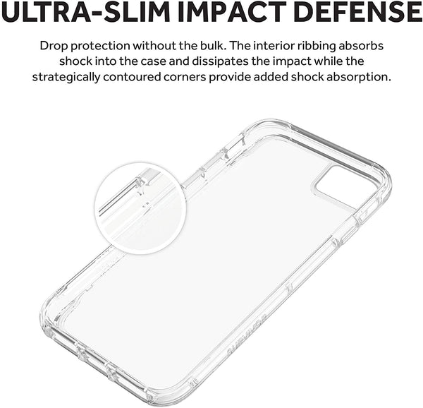 Griffin Survivor Clear Case for iPhone SE (2020)/8/7/6/6S - Clear - GIP-042-CLR