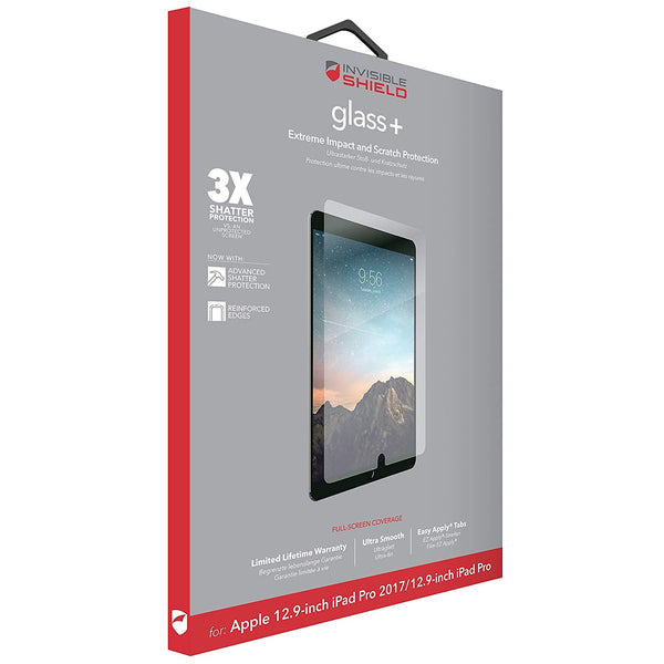 ZAGG InvisibleShield Glass+ Screen Protector for Apple iPad Pro 12.9in - 200101106