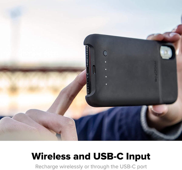 Mophie Juice Pack Access Charging Case for Apple iPhone X/XS Black