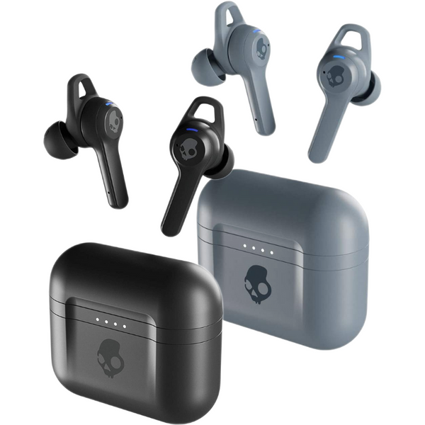 Skullcandy Indy ANC True Wireless Headphones with Active Noise Cancelling & Charging Case - Black or Grey