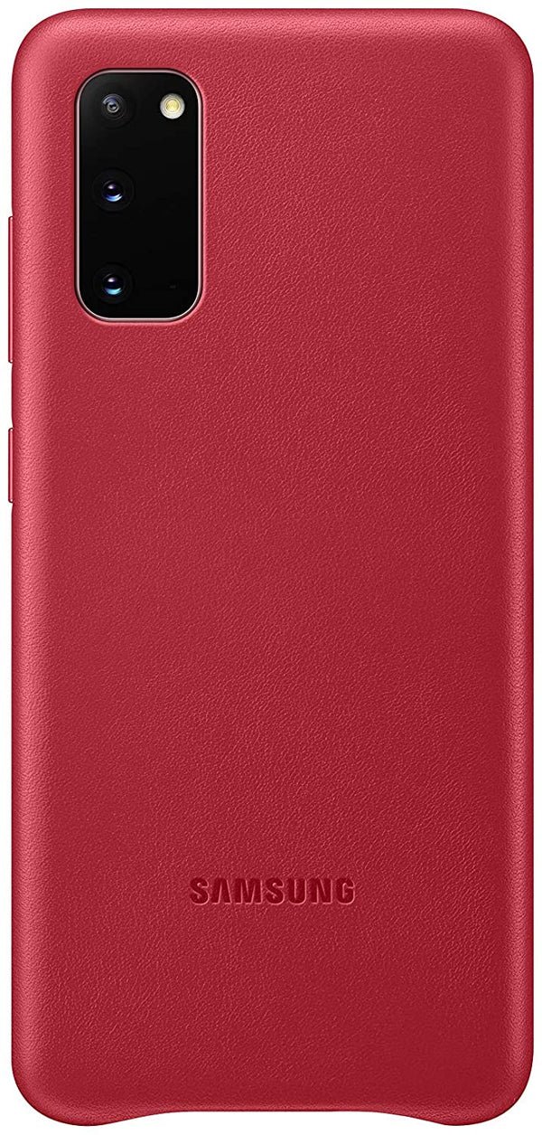 Samsung Leather Case Cover for Galaxy S20 - Black, Brown, Blue, Grey, Red, Light Grey - EF-VG980L