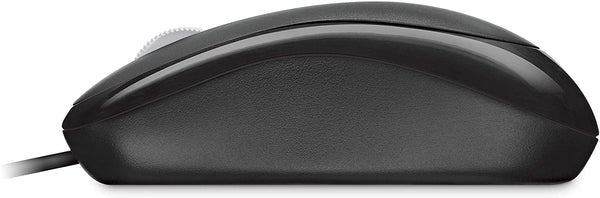 Microsoft 4YH-00007 Basic Optical Wired Mouse for PC & Laptop - Black