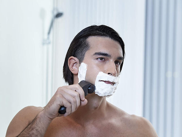 Panasonic ESRT37K Wet & Dry 3-Blade Men's Shaver with 2-Pin Plug - Black - ES-RT37-K