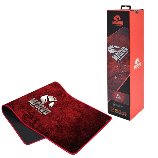 Marvo Scorpion PRO XL Logo Gaming Mouse Pad - Red - G41