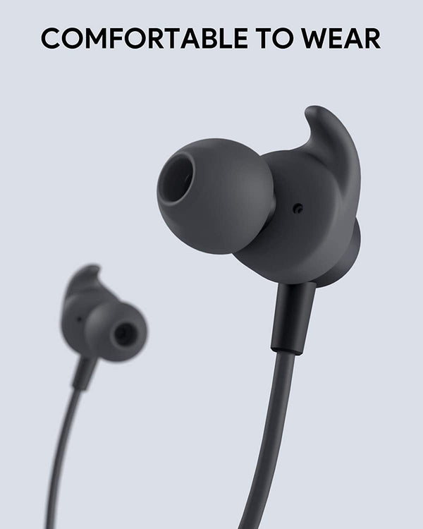 Aukey EP-B56 In-Ear Wireless Bluetooth Headphones - Black - UKAN1009622