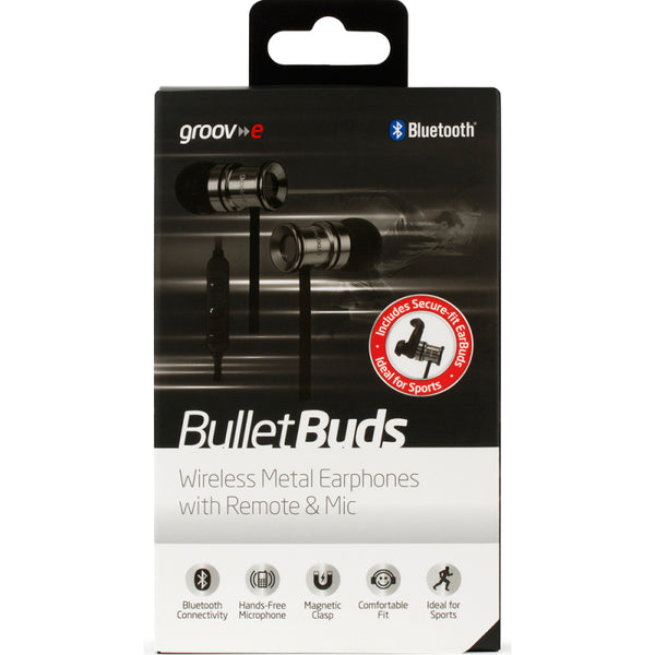 Groov-e Boom Buds Wireless Bluetooth Metal Earphones - GVBT600