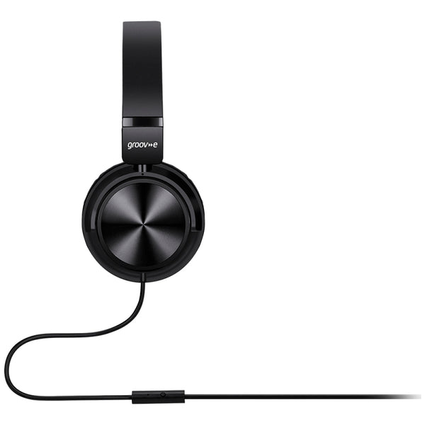 Groov-e Tempo Stereo Heaphones with In-Line Mic & Remote - Black - GVHP1300BK