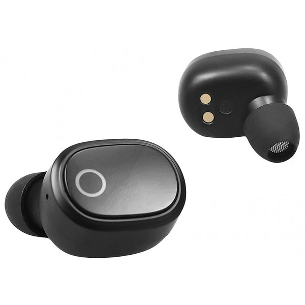 Groov-e Music Buds True Wireless TWS Headphones Earphones with Charging Case - Black - GVTW03BK