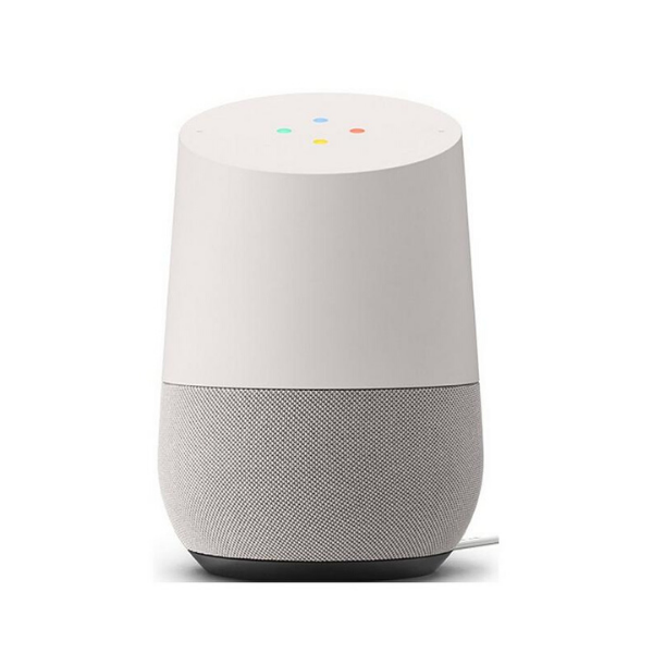 Google Home Medium Sized Smart Speaker | Voice Recognition & Google Assistant - Chalk