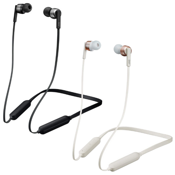 JVC HA-FX45BT Bluetooth In-Ear Headphones with Superior Sound - Black or White - HAFX45BT
