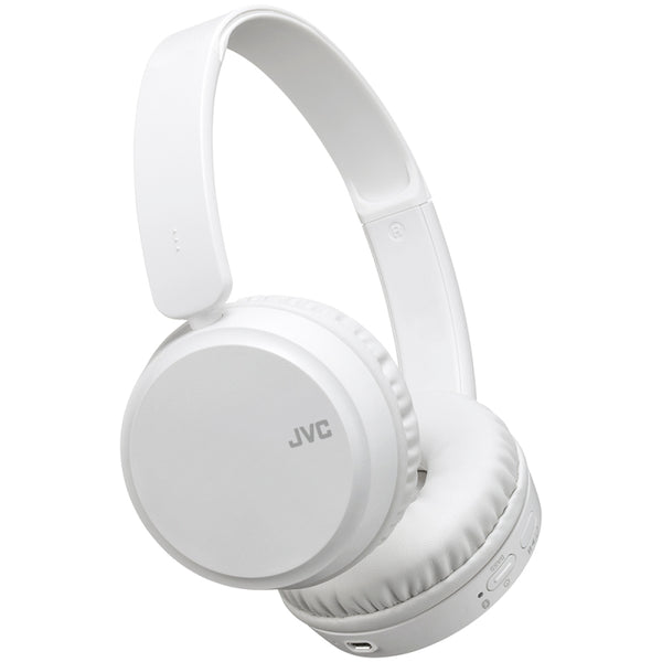 JVC Deep Bass Bluetooth On Ear Headphones - White - HAS35BTWU