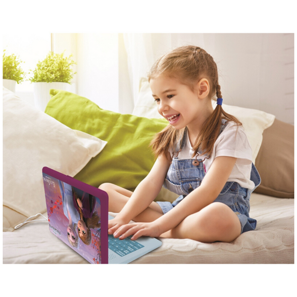 Lexibook Disney Frozen II Bilingual Educational Laptop with 124 Activities | English & Spanish - JC598FZi2