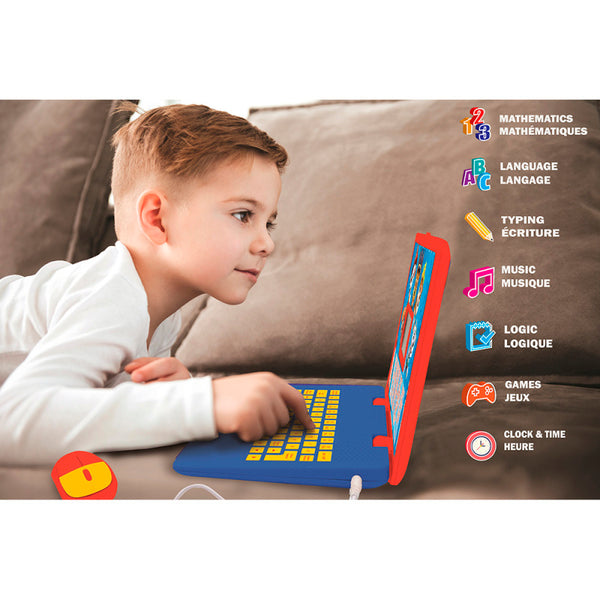 Lexibook Spiderman Bilingual Educational Laptop with 124 Activities | English & Spanish - JC598SPi2