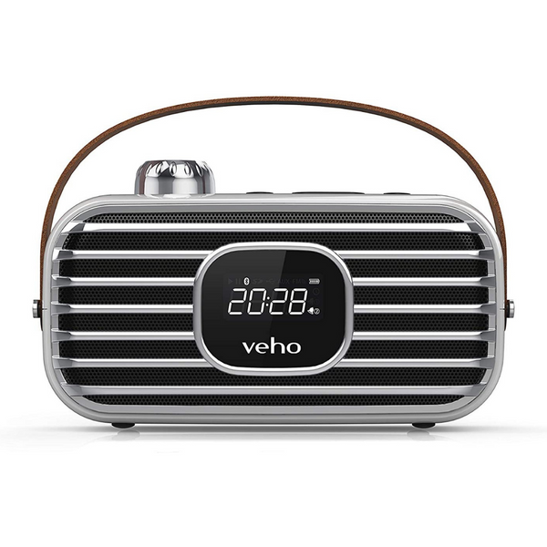 Veho MD-2 Mode Wireless Speaker with DAB+/FM Radio | V5.0 Bluetooth | Alarm Clock | 6 Watts RMS - VSS-240-MD2-C