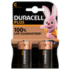 Duracell Plus Alkaline Batteries for General Household Use - Size AA/AAA/C/D/9v