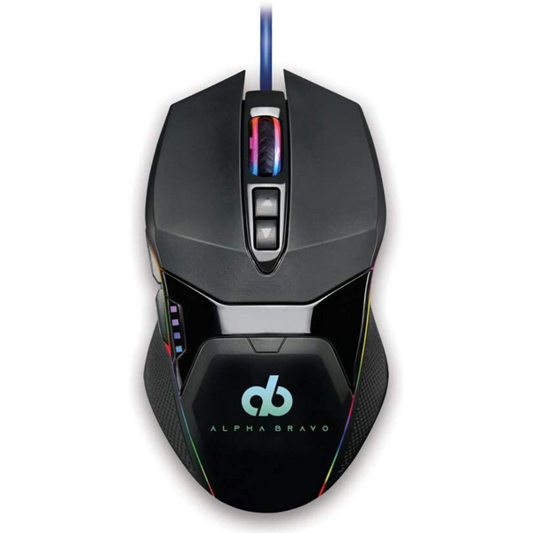 Alpha Bravo by Veho GZ-1 USB Wired Gaming Mouse | 1000Hz Ultra Polling/1ms Response Time - VAB-101-GZ1