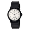 Casio MQ24 Collection Unisex Adults Quartz Watch with White Face/Black Strap - MQ-24-7BLL