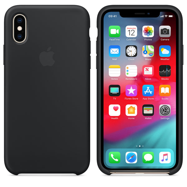 Apple Silicone Case Cover for Apple iPhone XS Max - Black - MRWE2ZM/A