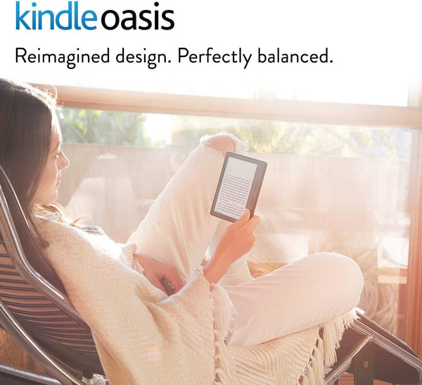 Kindle Oasis E-Reader (8th Gen) | 6"' Display, 4GB, Wi-Fi, Built-in Light - B010EK1GOE (Refurbished)