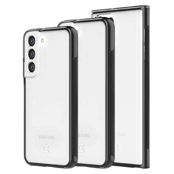 Incipio Organicore Clear Protective Case for Galaxy S22, S22+, S22 Ultra 5G Series - Charcoal