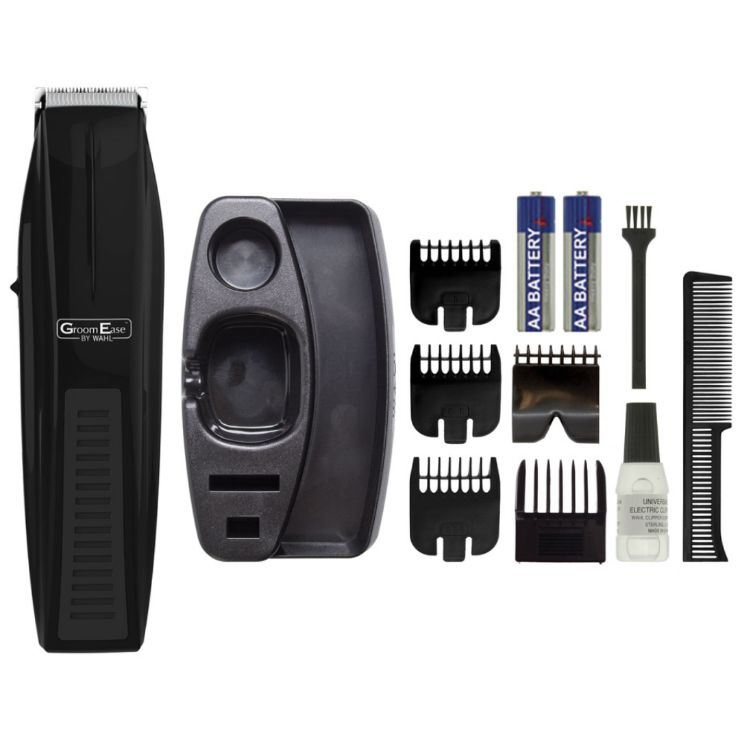 Wahl GroomEase Performer Trimmer for Beard Stubble with 5 Combs 55