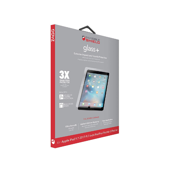ZAGG InvisibleShield Glass+ Screen Protector for Apple Air / Air 2 / Pro 9.7" - 200101105