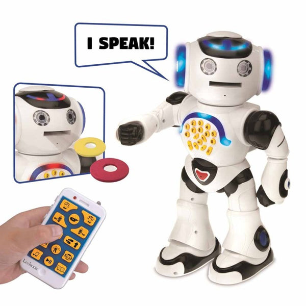 Lexibook Powerman Remote Control Walking Talking Toy Robot - Dances, Sings, Reads - ROB50EN