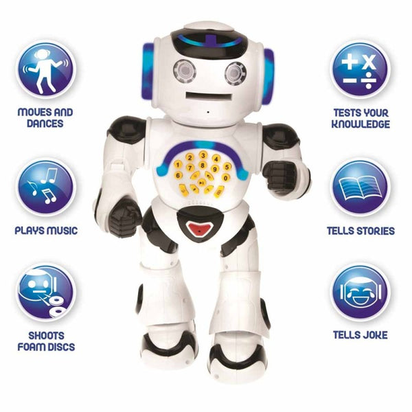 Lexibook Powerman Remote Control Walking Talking Toy Robot - Dances, Sings, Reads - ROB50EN